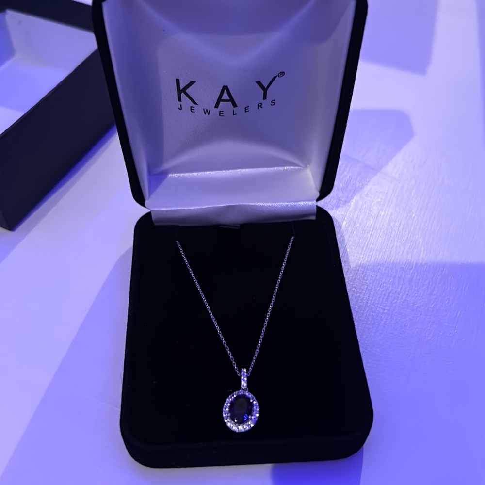 Kay Jewelers Amethyst Necklace.